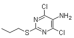 4,6-二氯 -2-(丙硫基)-5-氨基嘧啶