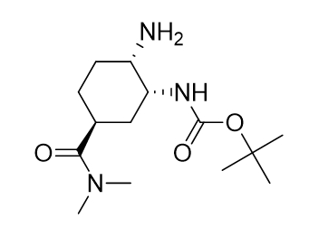 [(1R,2S,5S)-2-氨基-5-[(二甲基氨基)羰基]環己基]氨基甲酸叔丁酯